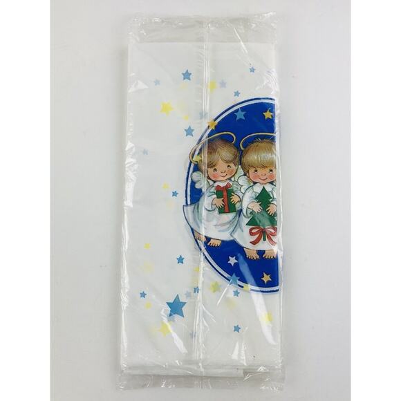 Designware Plastic Tablecover Christmas Angles Halo Leak Proof New Satin finish - Picture 5 of 10